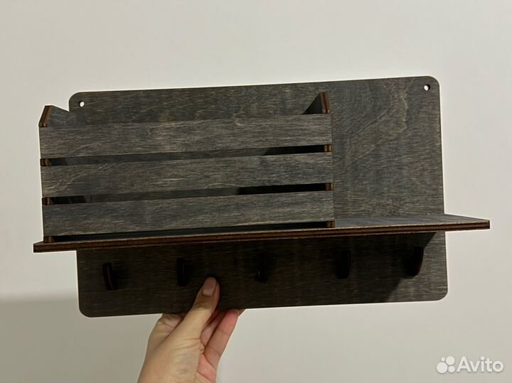 Ключница настенная деревянная