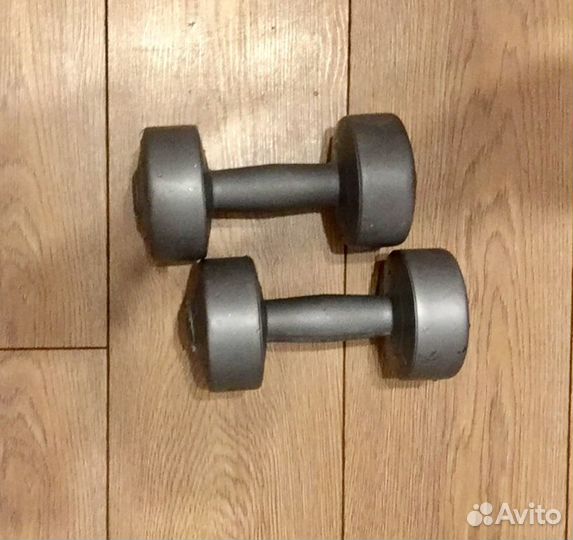 Гантели euro classic для пилатеса 2х1 кг