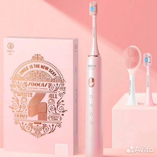 Щетка Xiaomi Soocas X3U Misty Pink подарочная