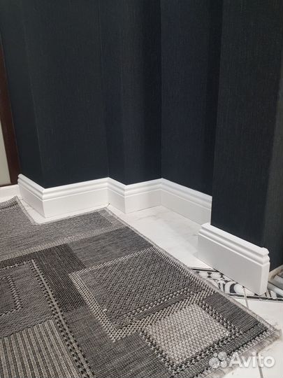 Установка любого плинтуса (мдф, дюрополимер и т.д)