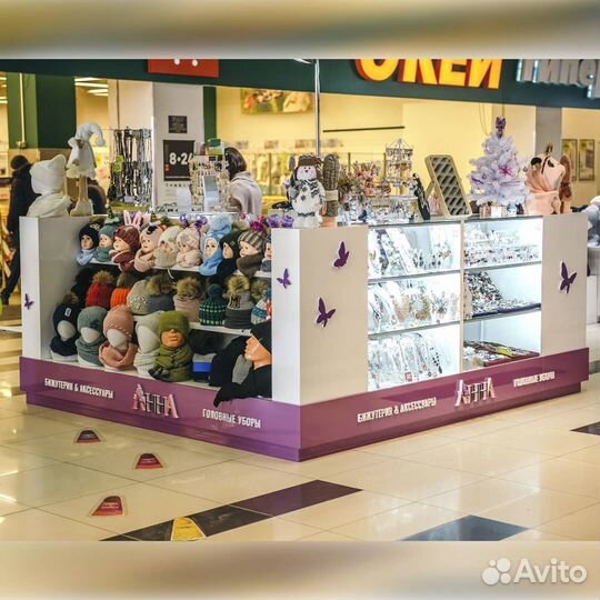 Островки для продажи Шапок, торговые островки в ТЦ