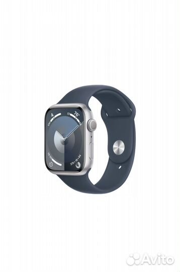 Часы apple watch 9 45 mm silver (новые)