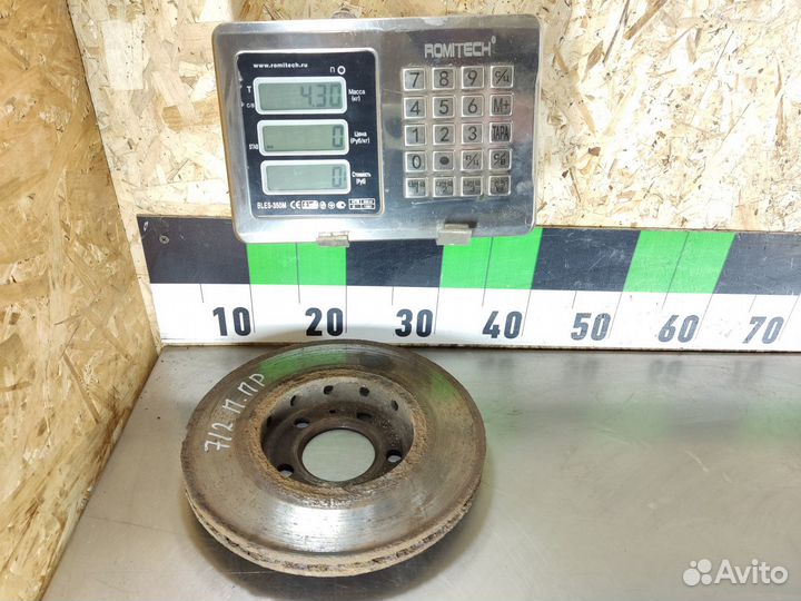 Диск тормозной передний Skoda Fabia 1997 2007