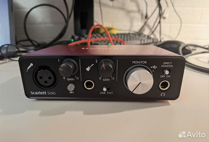 Аудиоинтерфейс Focusrite Scarlett Solo 2nd gen