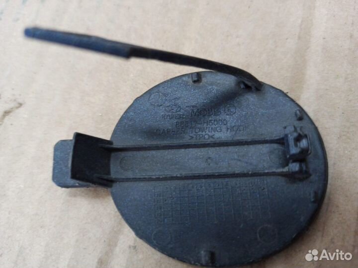 Заглушка буксировочного крюка hyundai solaris 2