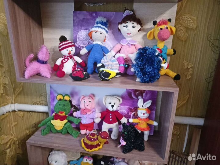 Вязаные игрушки ручной работы