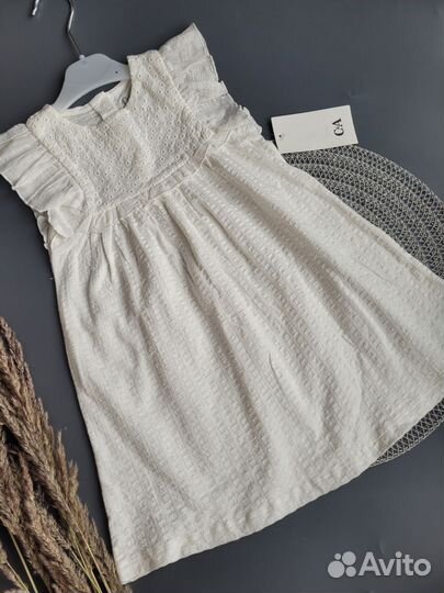 Хлопок, платье 92