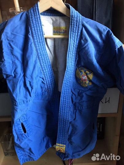 Кимоно 38р(рост 140-145) +борцовки36р самбо