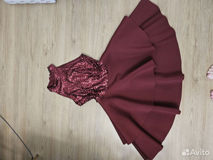 Платье love republic 42 бордовое