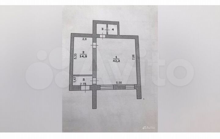 Свободного назначения, 65 м²