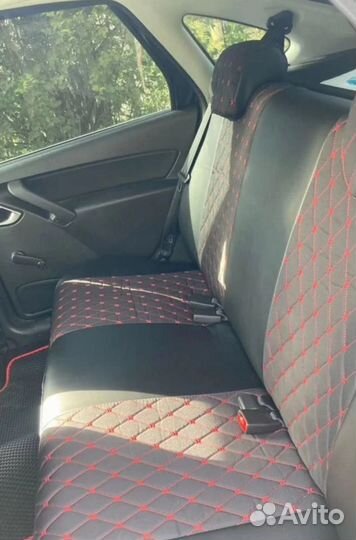 Чехлы Granta, Datsun красный ромб комбинированные