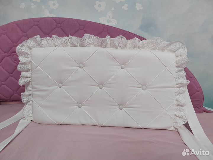 Бортики в кроватку KrisFi Облако 4 подушки