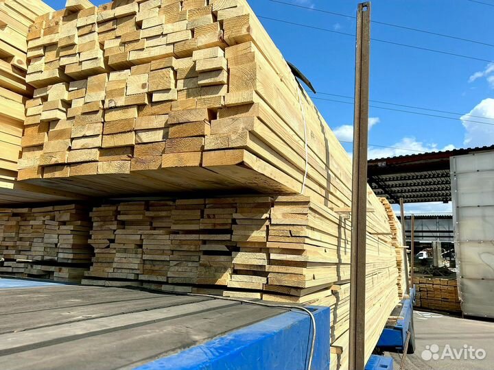 Брус обрезной 100х200х6000мм 1 сорт ГОСТ