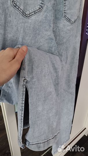 Джинсы прямые