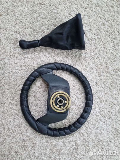 Руль ручка кпп с чехлом ваз 2112 priora ваз 2110