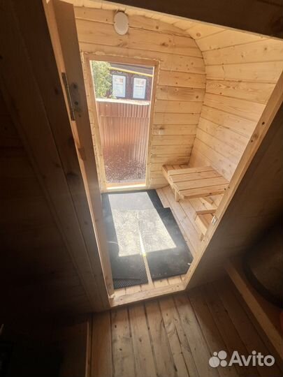 Баня бочка квадро 3,5м