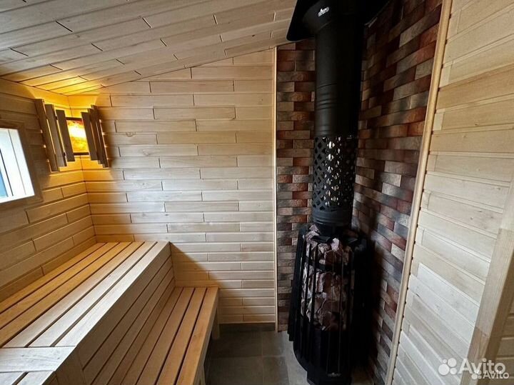 Баня Барнхаус 7х4,8 BY-6067