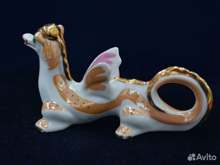 Фарфоровая статуэтка- дракон. дулево (1)