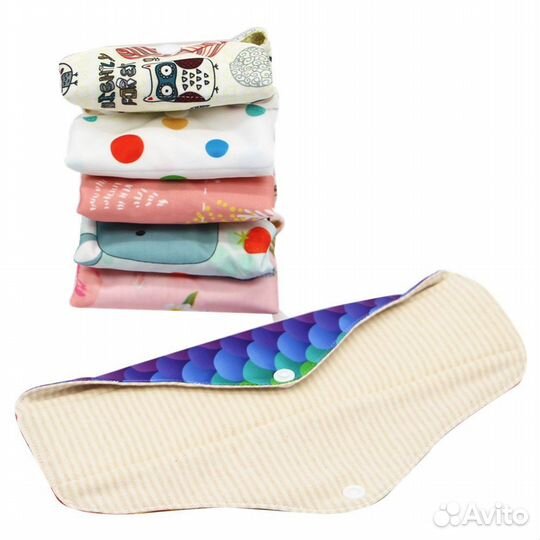 Многоразовые прокладки хлопковые