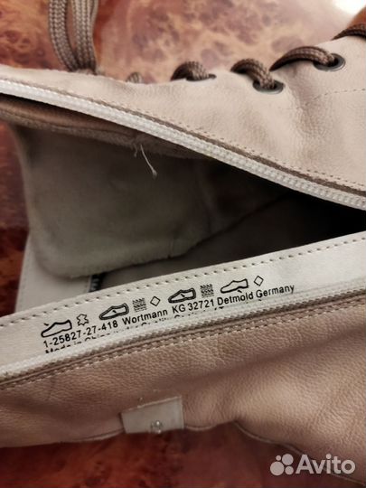 Ботинки демисезонные женские