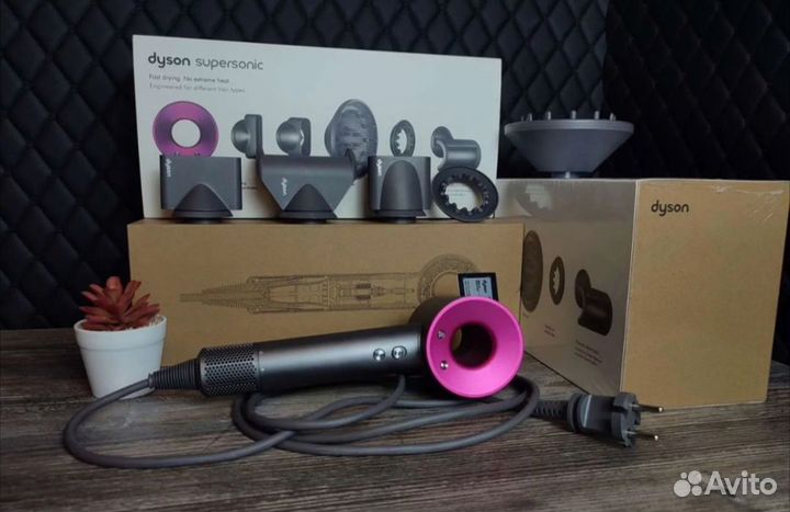 Фен Dyson supersonic HD08 Фуксия