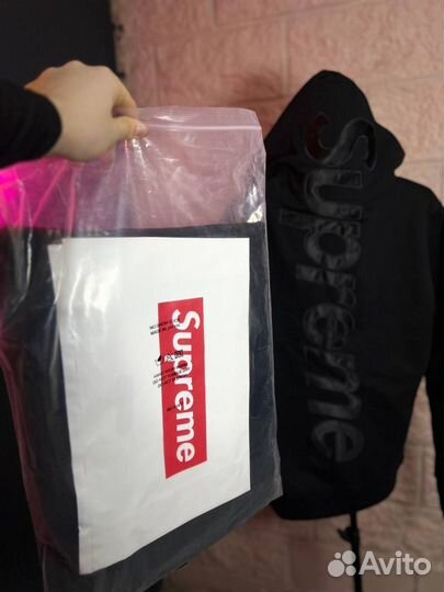Худи Supreme Fw23 week8 Logo