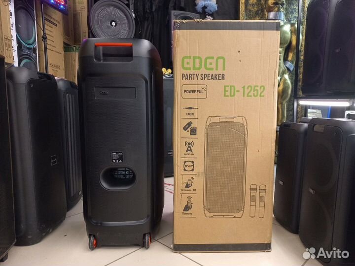 Большая колонка eden мощная высота 110 см