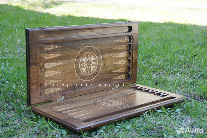 Нарды ручной работы Герб Армения