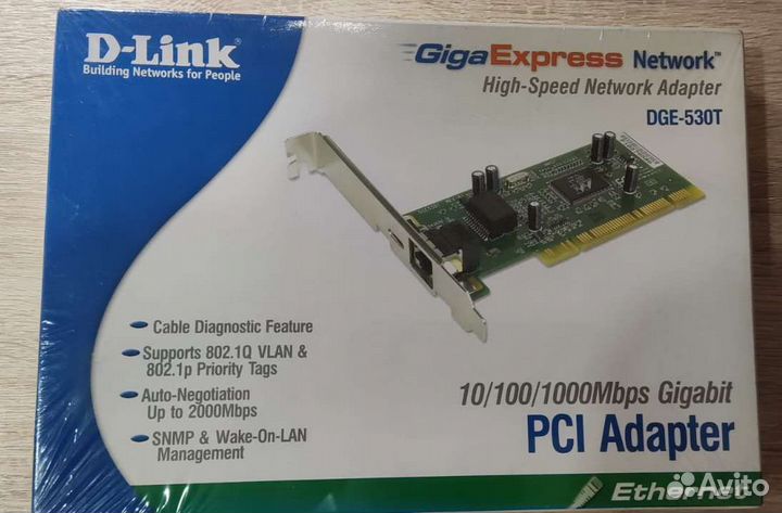Сетевой адаптер Gigabit Ethernet D-link DGE-530T