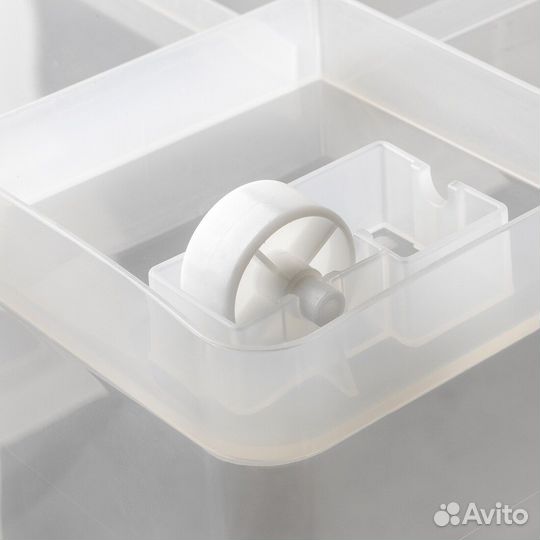 Контейнеры с крышкой икеа самла (новые), 130л 4 шт