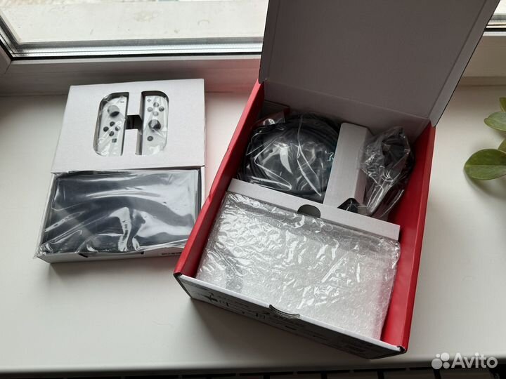 Новая Nintendo Switch Oled White Чип+256+Игры
