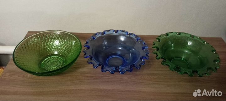 Салатники цветное стекло