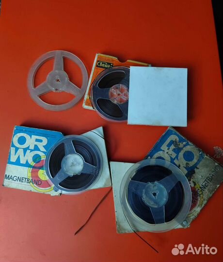 Магнитная лента, катушка СССР