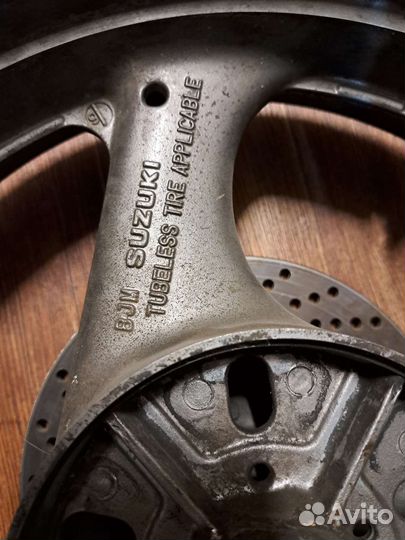 Колесный диск колесо suzuki GSF250 серый