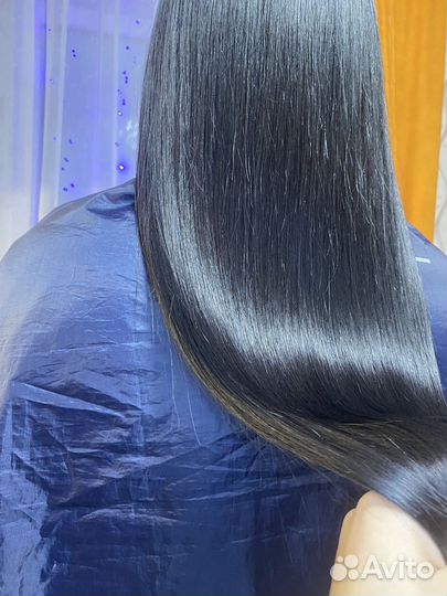 Кератиновое выпрямление волос модель