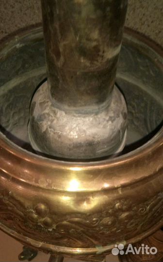 Самовар с чеканкой угольный арабский