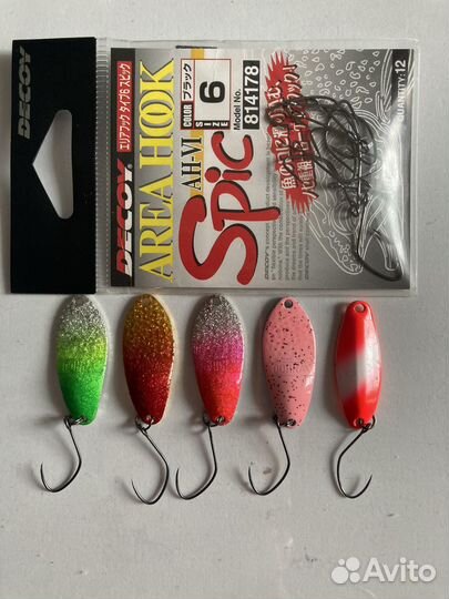 Набор форелевых блесен