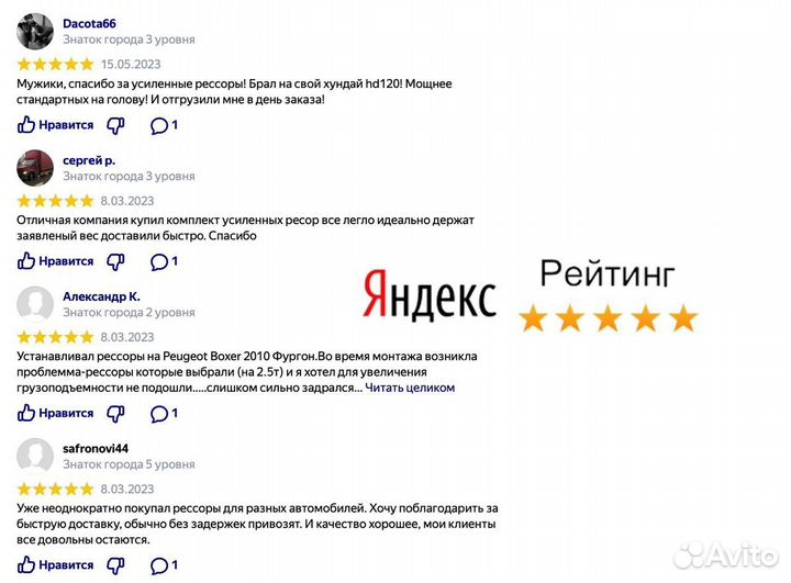 Рессора Мерседес Спринтер (восстановленная/усиленн