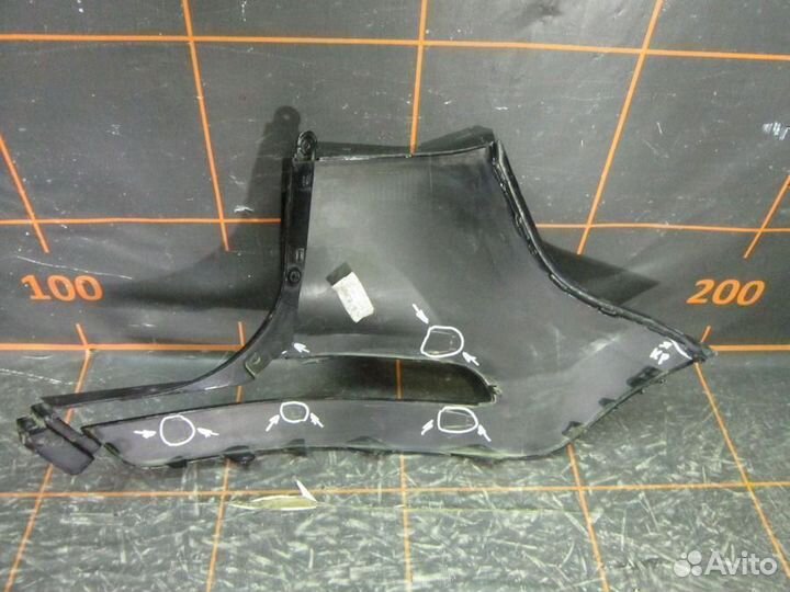 Бампер задний левая часть - Kia Sportage 3