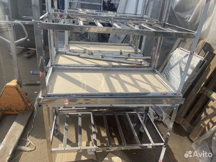 Стол производственный с Бортом 120/60/85