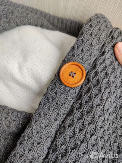 Конверт - плед на выписку зимний loom