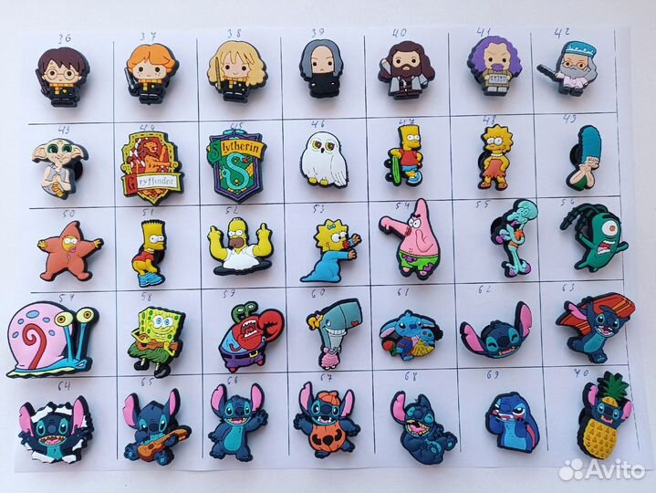 Джиббитсы для crocs. Jibbitz