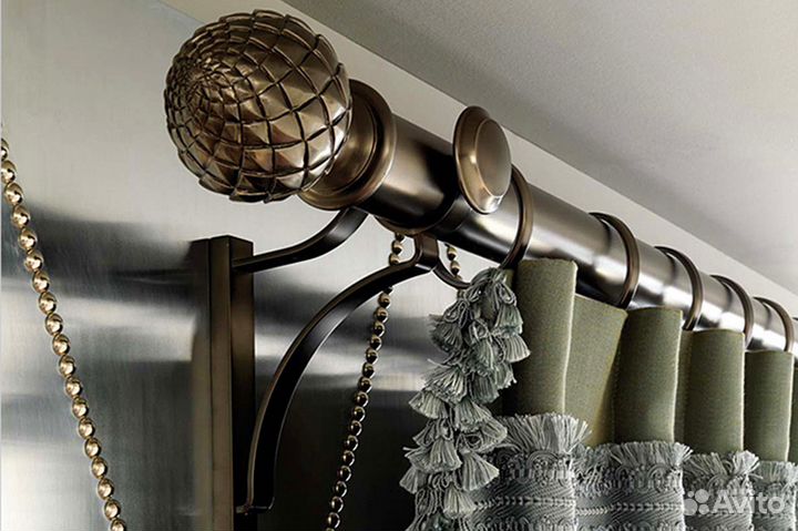 Установка карнизов для штор (гардин)