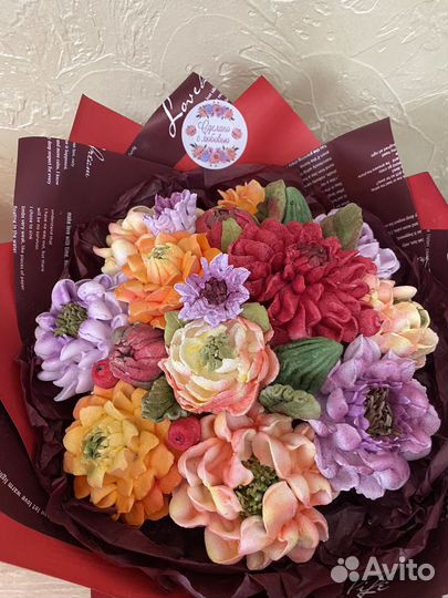 Зефирные букеты, сладкие подарки из зефира