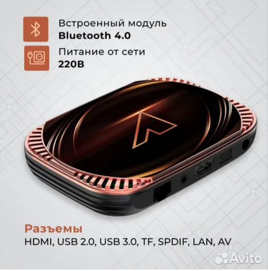 Прошитая Смарт тв приставка Vontar X4 4/32GB