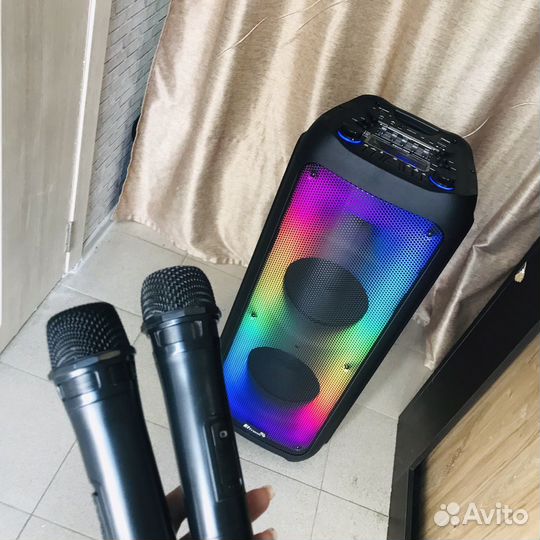 Bluetooth колонка напольная 100вт 20-61 караоке