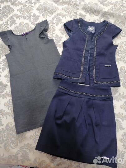 Одежда для девочки пакетом (школьная форма)