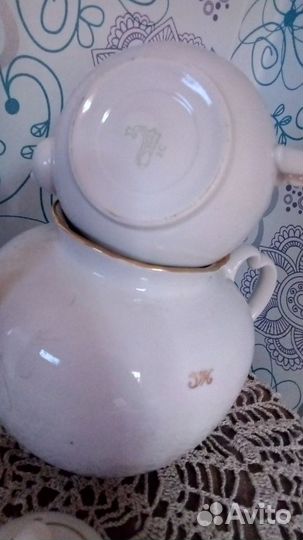 Набор чайников с позолотой СССР