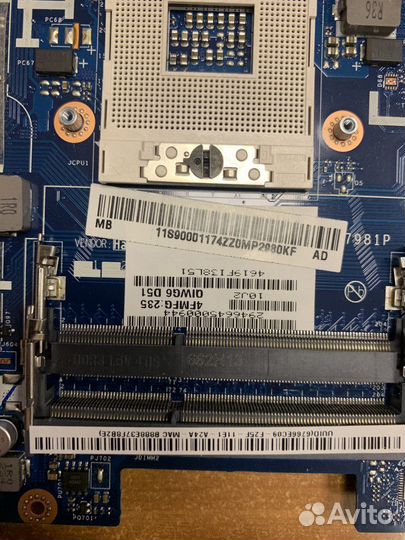 Материнская плата Lenovo G580