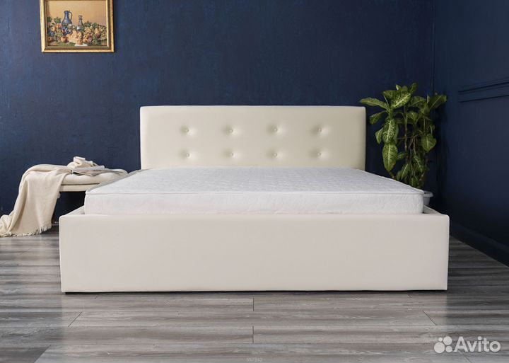 Кровать 180х200 новая с матрасом Роза велюр